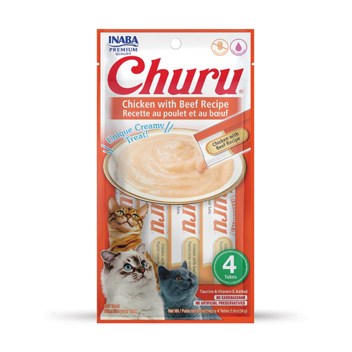 CHURU CHICKEN WITH BEEF RECIPE - CAT 56 gr 4 unidades