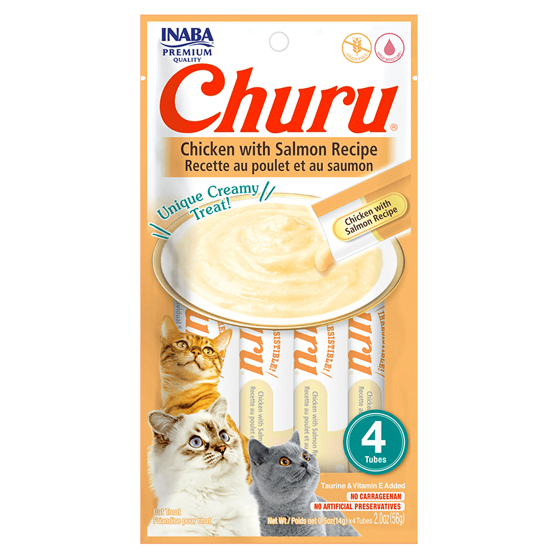 CHURU CHICKEN WITH SALMON RECIPE - CAT 56 GR 4 unidades
