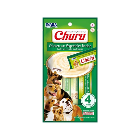 CHURU CHICKEN WITH VEGETABLES RECIPE - PERRO 4 unidades