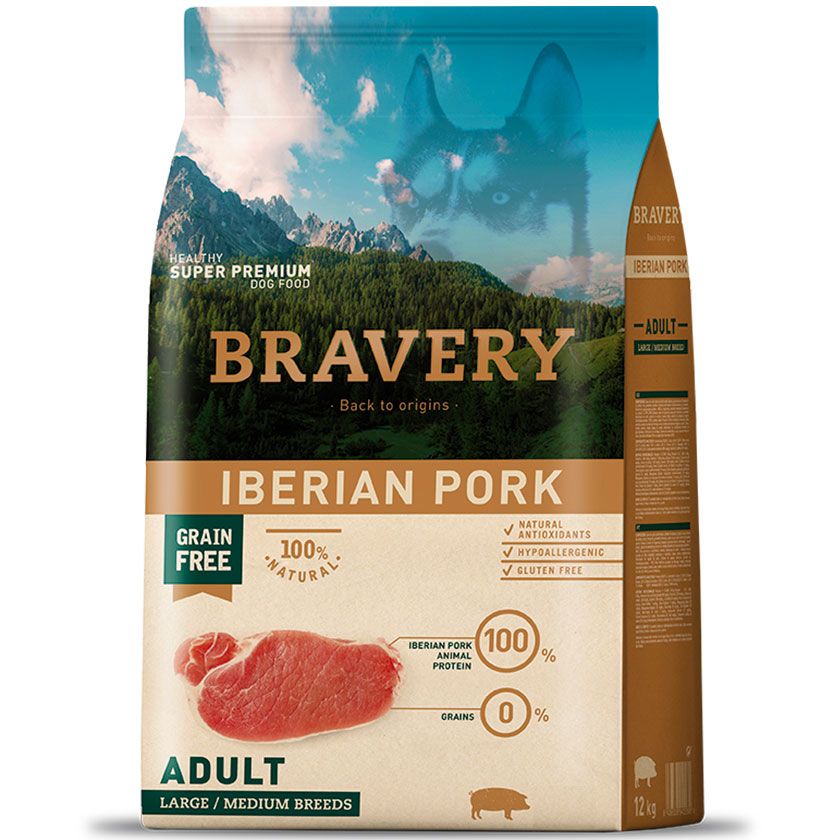 BRAVERY PUERCO IBÉRICO ADULTO RAZAS GRANDES/MEDIANAS