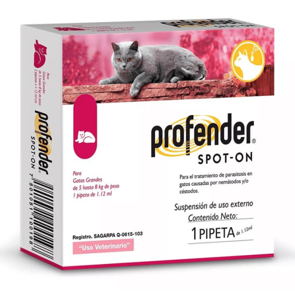 PROFENDER 5 A 8 KG 1.12 ml
