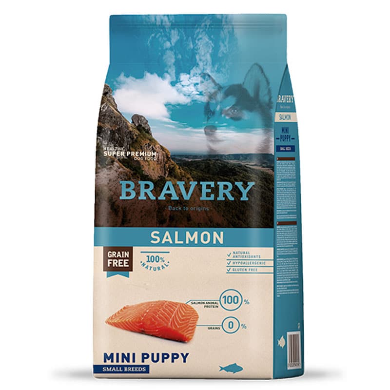 BRAVERY SALMÓN MINI PARA CACHORRO RAZAS PEQUEÑAS