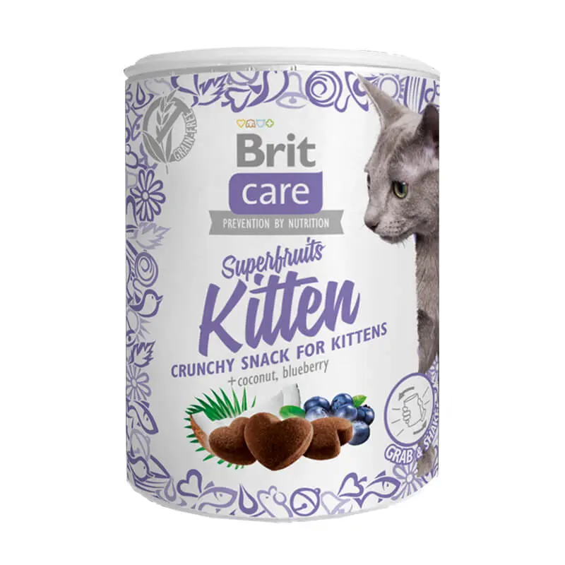 BRIT CARE CAT SNACK SUPERFRUITS KITTEN 100 G