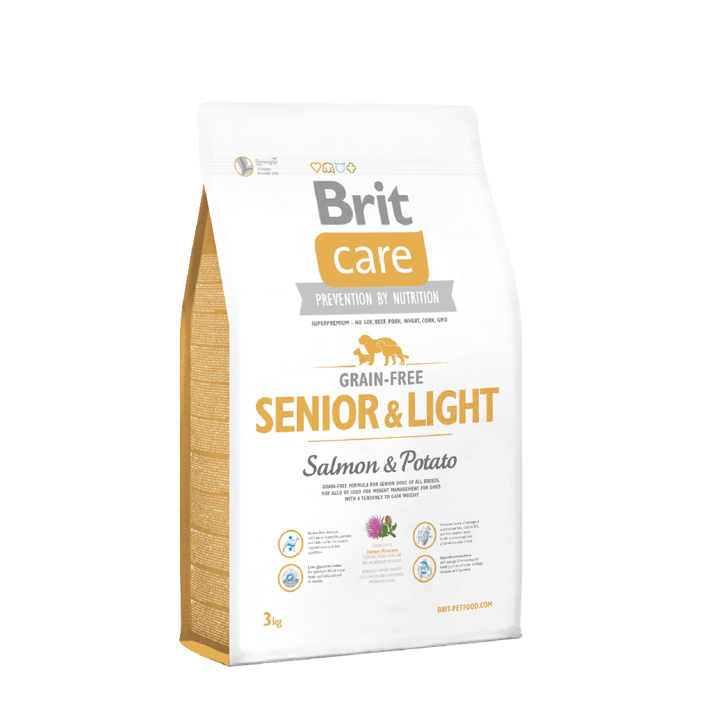 BRIT DOG SENIOR & LIGHT SALMON