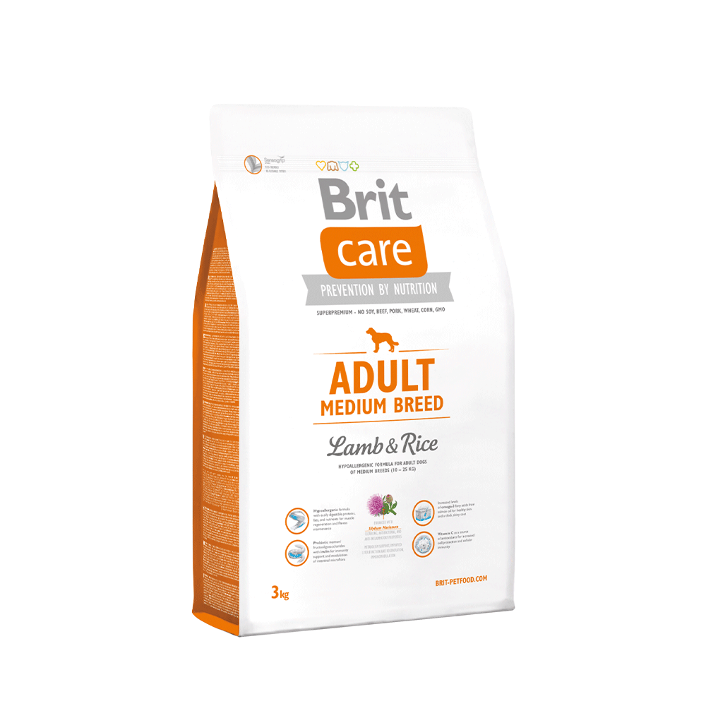 BRIT DOG ADULT MEDIUM BREED LAMB