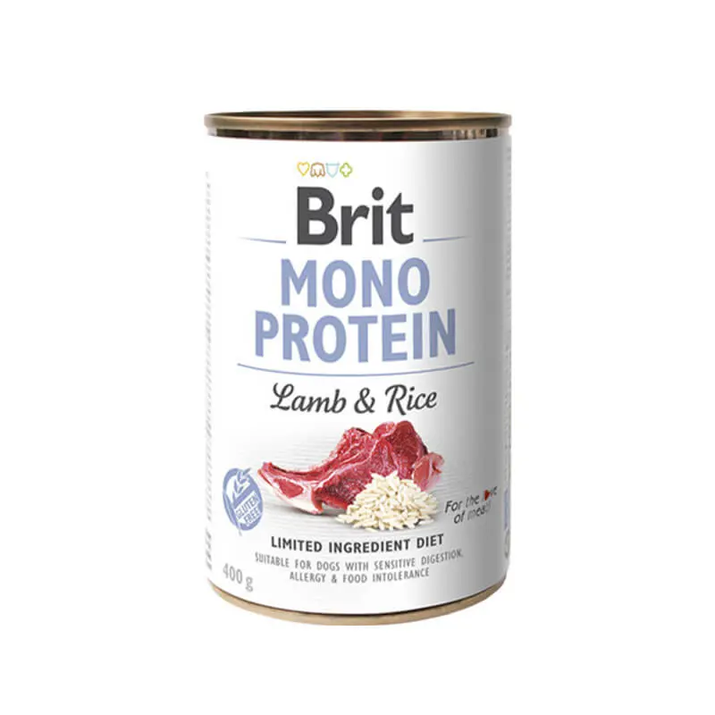 BRIT MONO PROTEIN LAMB & RICE 400 GR