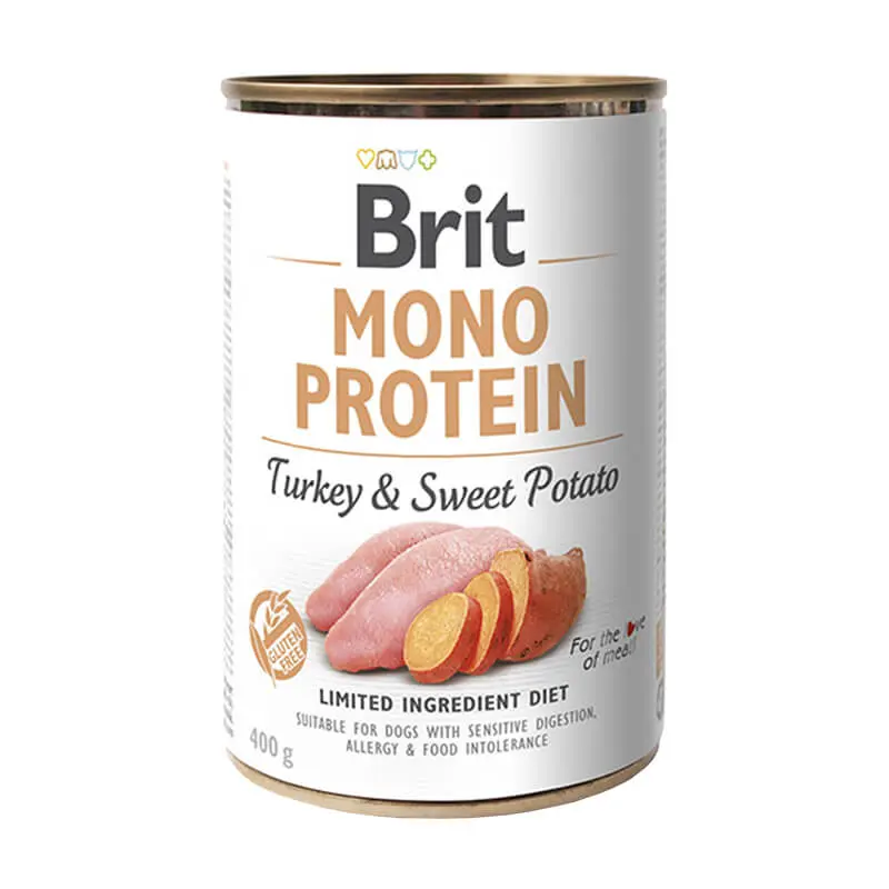 BRIT MONO PROTEIN TURKEY & SWEET POTATO 400 GR