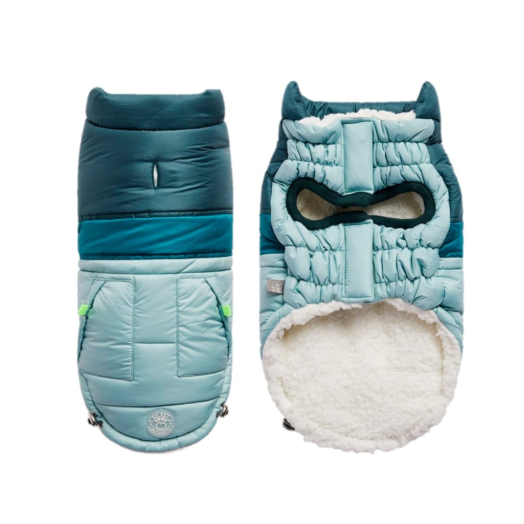 GF Pet Chaqueta Retro Puffer Light Blue 