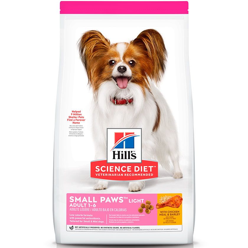 HILLS ADULTO SMALL PAWS LIGHT 2.04 kg