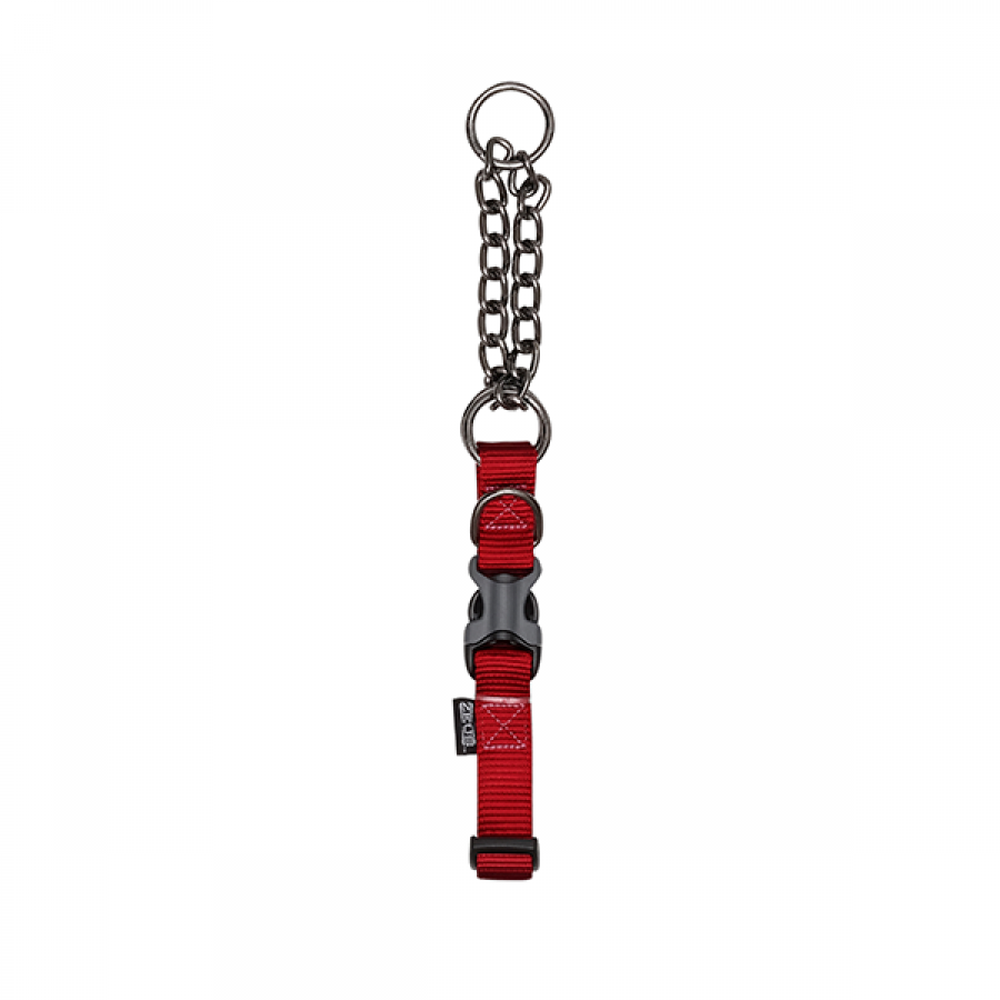 COLLAR SEMIFIJO ROJO  DENIM M