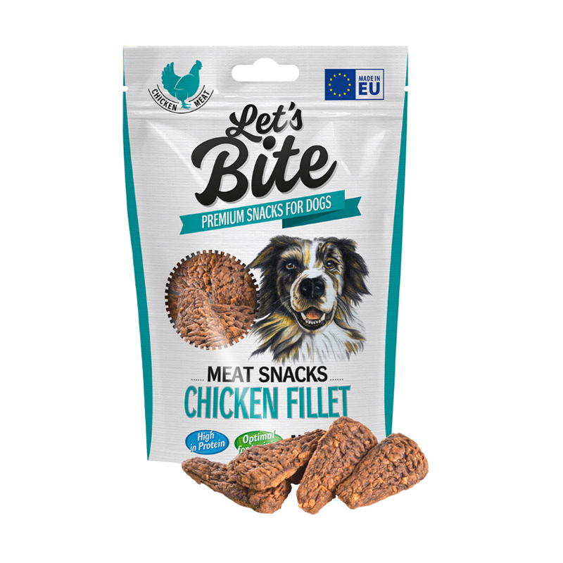 LETS BITE MEAT SNACKS CHICKEN FILLET  80 gr
