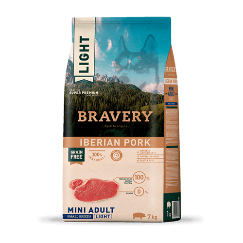 BRAVERY PUERCO IBÉRICO LIGHT MINI ADULTOS RAZAS PEQUEÑAS