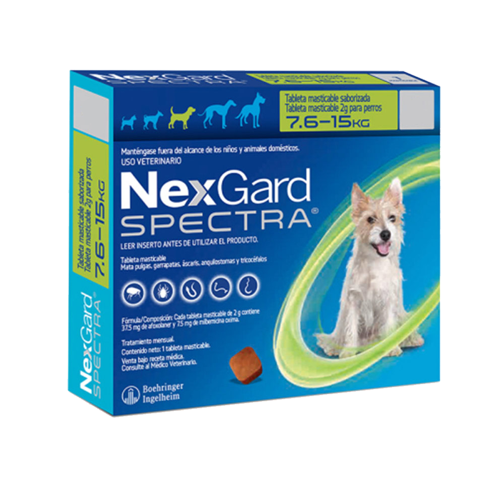 NEXGARD SPECTRA 7,6 A 15 KG
