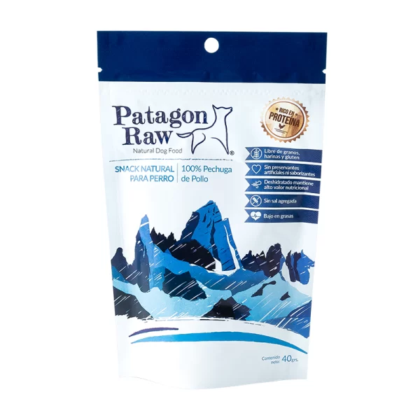 SNACK NATURAL PECHUGA DE POLLO  PARA PERRO 40 gr