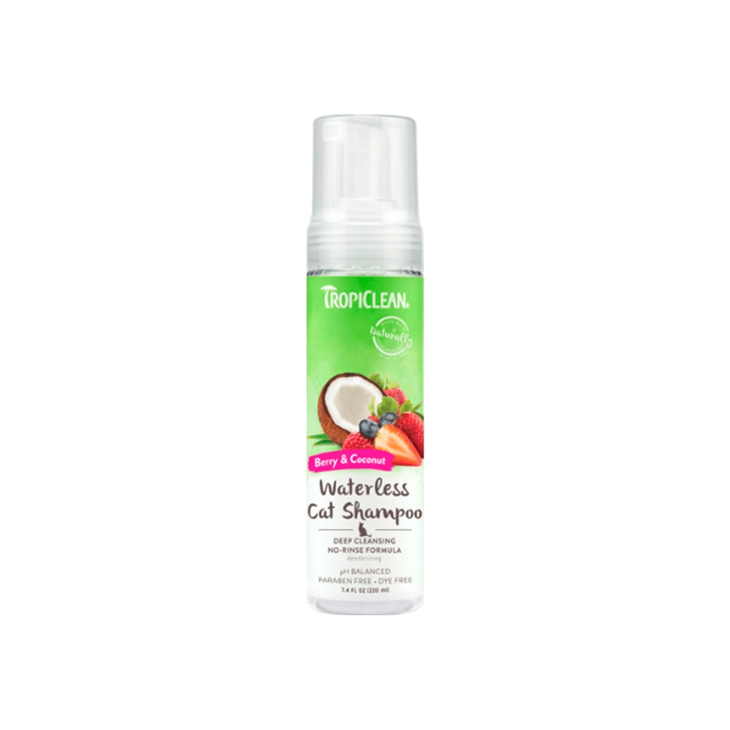 WATERLESS CAT SHAMPOO  BERRY & COCONUT 220 ml