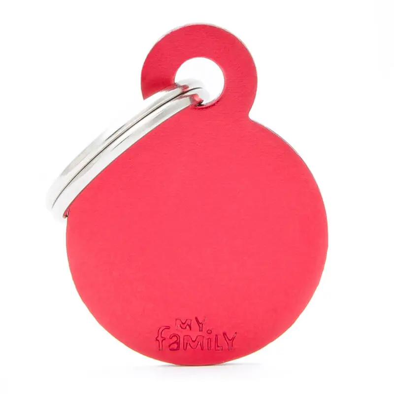 SMALL ROUND ALUMINUM RED