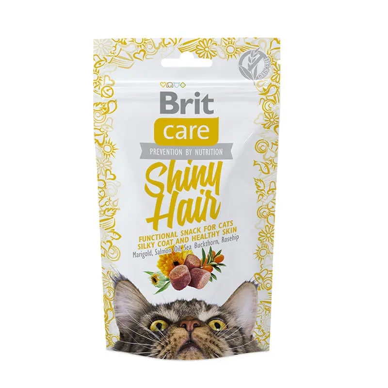 BRIT CARE CAT SHINY HAIR 50 G