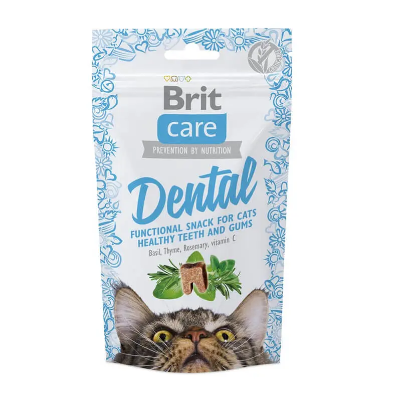 BRIT CARE CAT SNACK DENTAL FUNCTIONAL 50 G