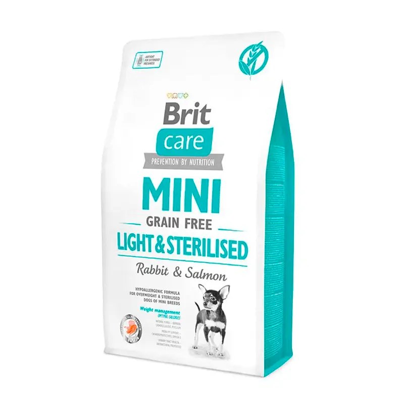 BRIT MINI LIGHT & STERILISED 2 KG