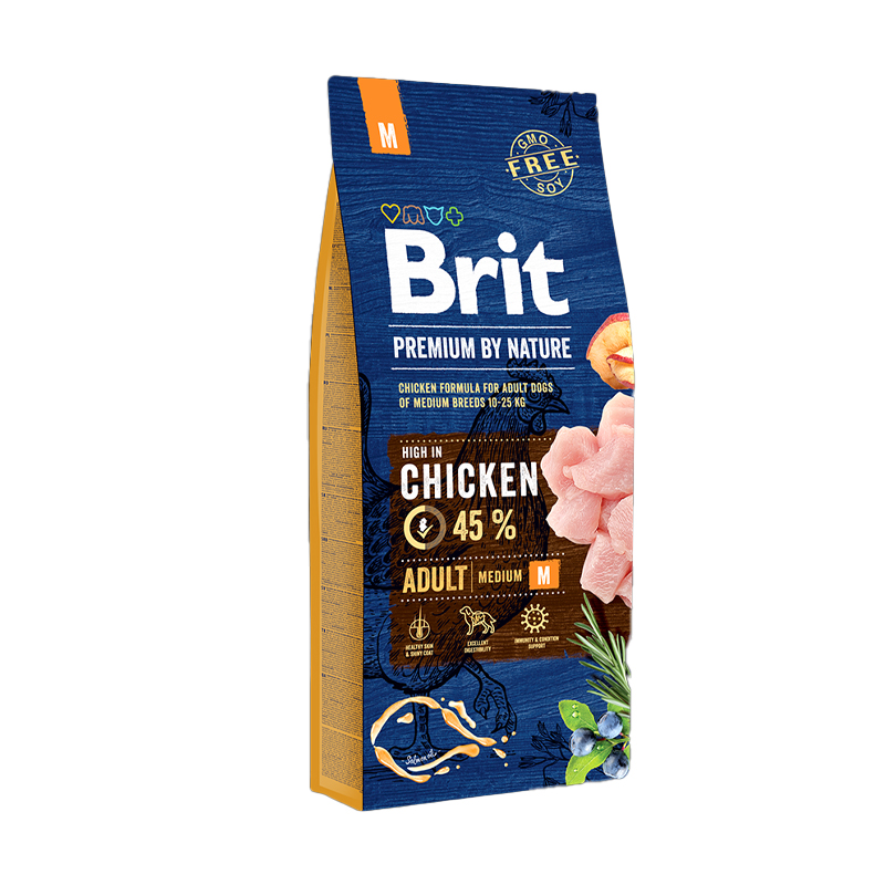 BRIT PREMIUM BY NATURE ADULT MEDIUM