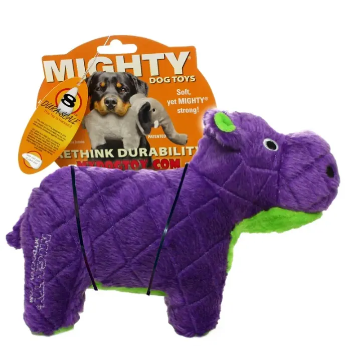 JUGUETE DE PERRO HIPOPÓTAMO MORADO