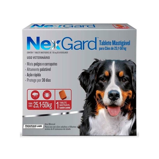 NEXGARD 25 A 50 KG 136 MG