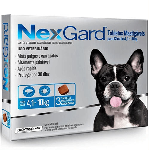 NEXGARD 4 A 10 KG 28.3 MG