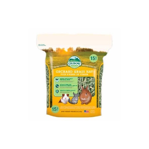[744845402956] OXBOW ORCHARD GRASS HAY FOINF D'HERBE DE VERGER 425 gr