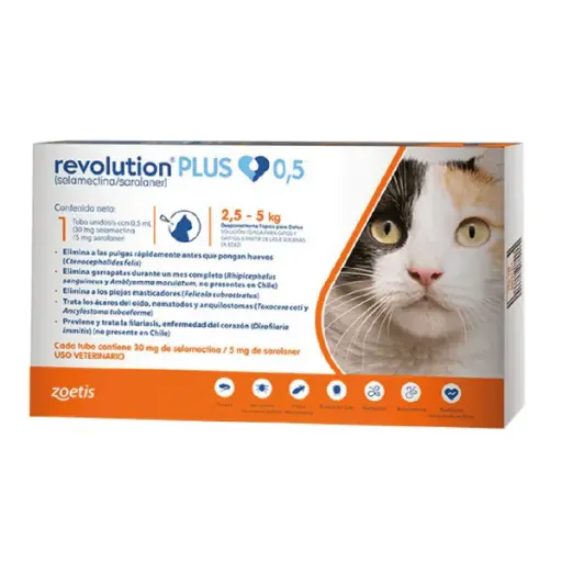 [5414736042992] REVOLUTION PLUS 2,5 A 5 KG 0.5 ml [GATO]