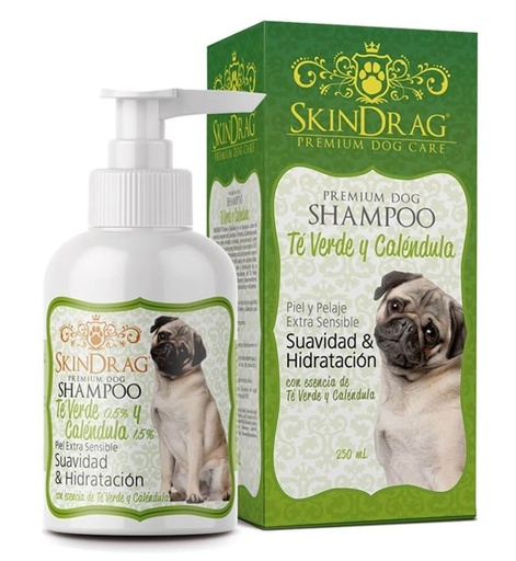 [7800006008832] SKINDRAG SHAMPOO TE VERDE CALENDULA PIEL EXTRA SENSIBLE SUAVIDAD & HIDRATIZACION 250 ml