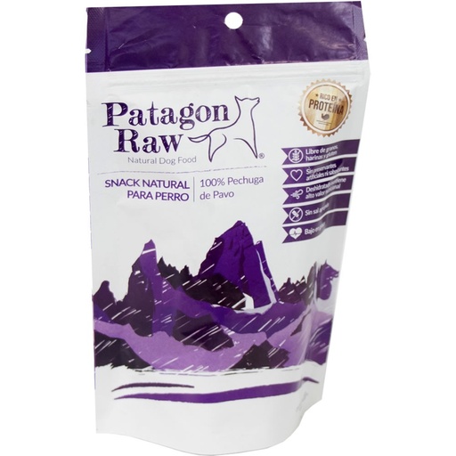 [7809611717283] SNACK NATURAL PECHUGA DE PAVO PARA PERRO 40 gr