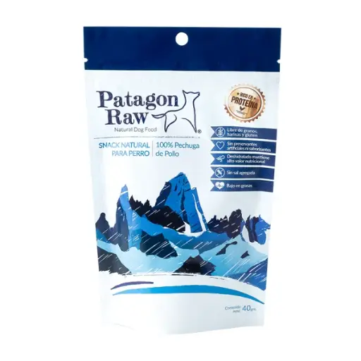 [7809611716378] SNACK NATURAL PECHUGA DE POLLO  PARA PERRO 40 gr