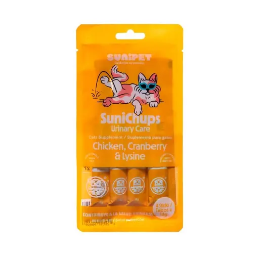 [0737787906026] SUNICHUPS URINARY CARE CAT - CHICKEN, CRANBERRY & LYSINE
