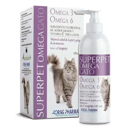 [7800006004926] SUPERPET OMEGA GATO 125 ml
