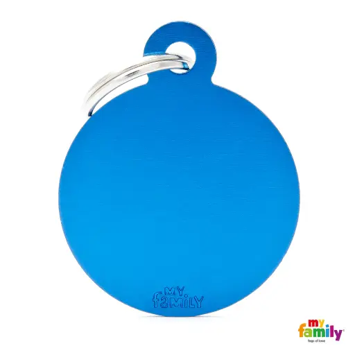 [8055960251681] SMALL ROUND ALUMINUM BLUE