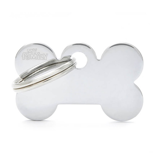 [8055960251568] SMALL BONE CHROMED BRASS