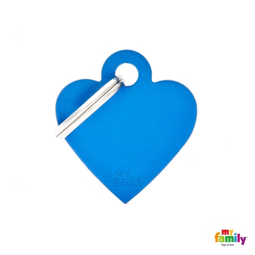 [8055960251780] SMALL HEART ALUMINUM BLUE
