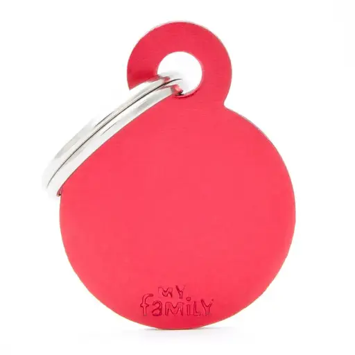 [8055960251704] SMALL ROUND ALUMINUM RED