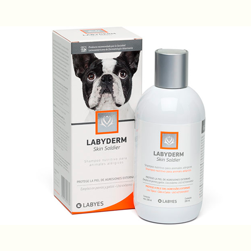 [7798176421981] SHAMPOO LABYDERM SKIN SOLDIER PERRO Y GATO 220 ML